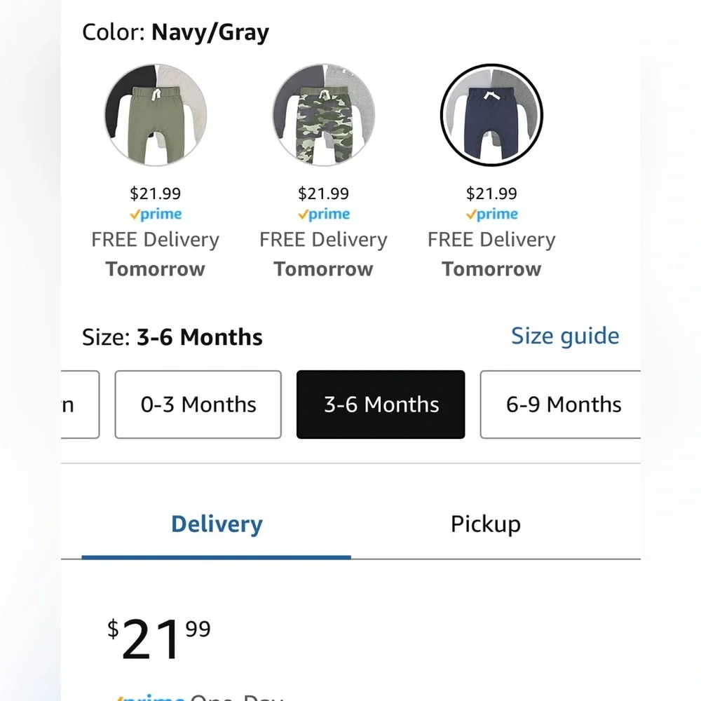 3-6 month baby pants bundle (10 pair) - Picture 5 of 7